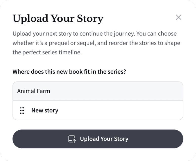 Building a story around the moment